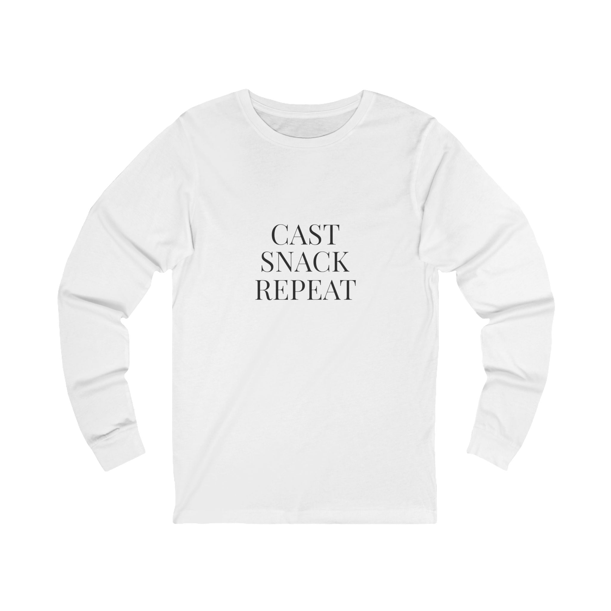 Fishing Snacklebox Long Sleeve Tee - Bella & Canvas