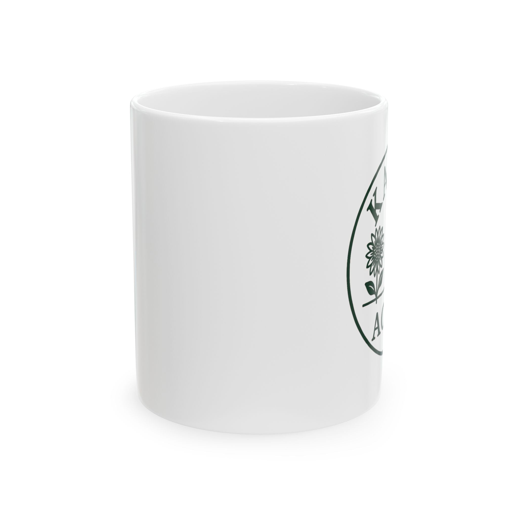 Ceramic Mug, Kasik Acres Logo Wear