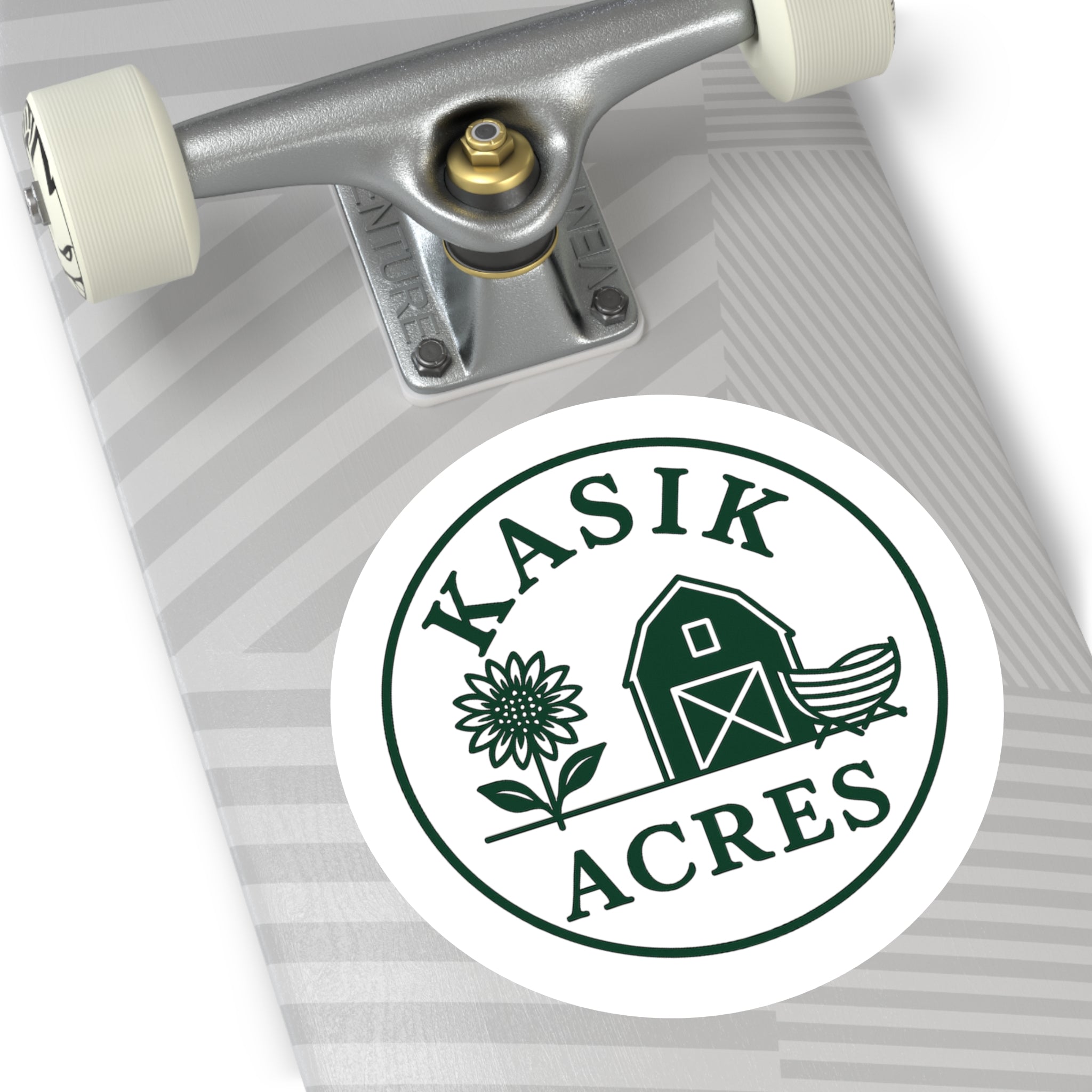 Vinyl Sticker, Kasik Acres Logo Wear