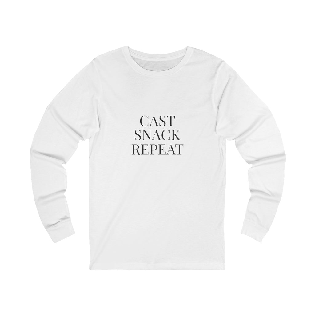 Fishing Snacklebox Long Sleeve Tee - Bella & Canvas