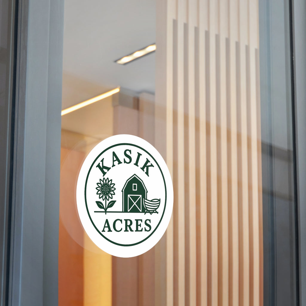 Vinyl Sticker, Kasik Acres Logo Wear