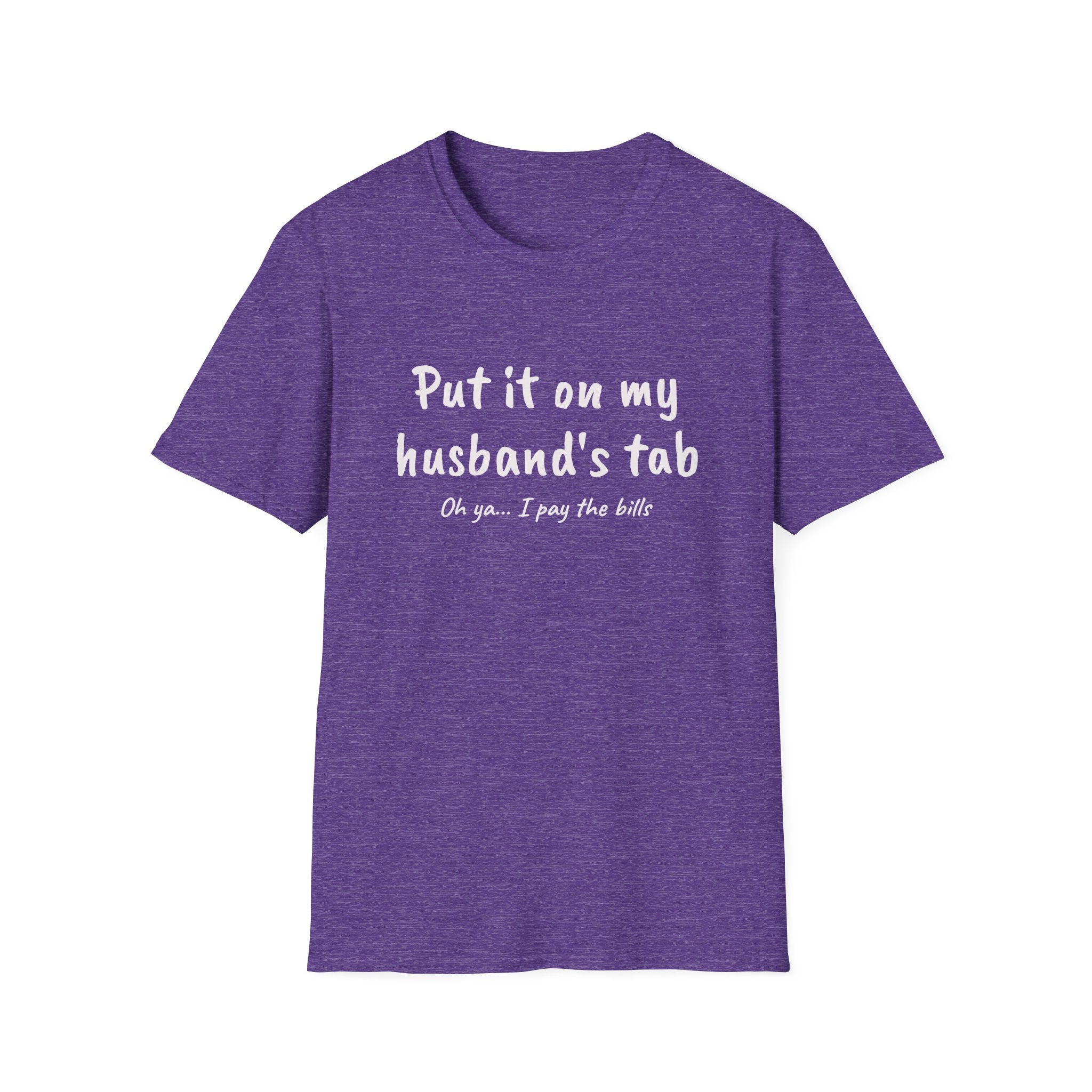 Put It On My Husbands Tab Funny T-Shirt
