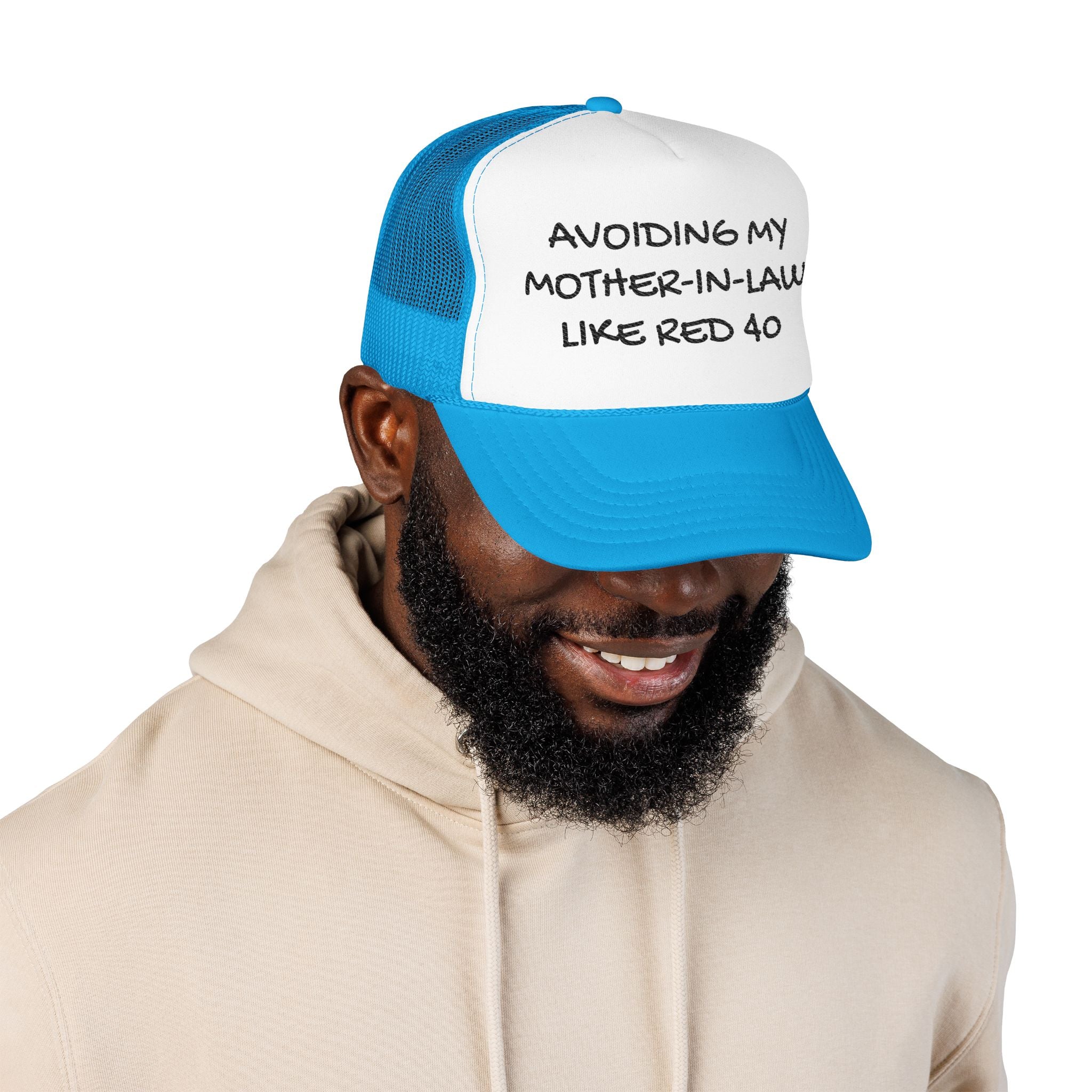 Mother in Law and Red 40 Humor, Trucker Hat
